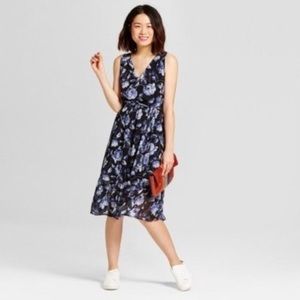 A New Day floral ruffle hem dress